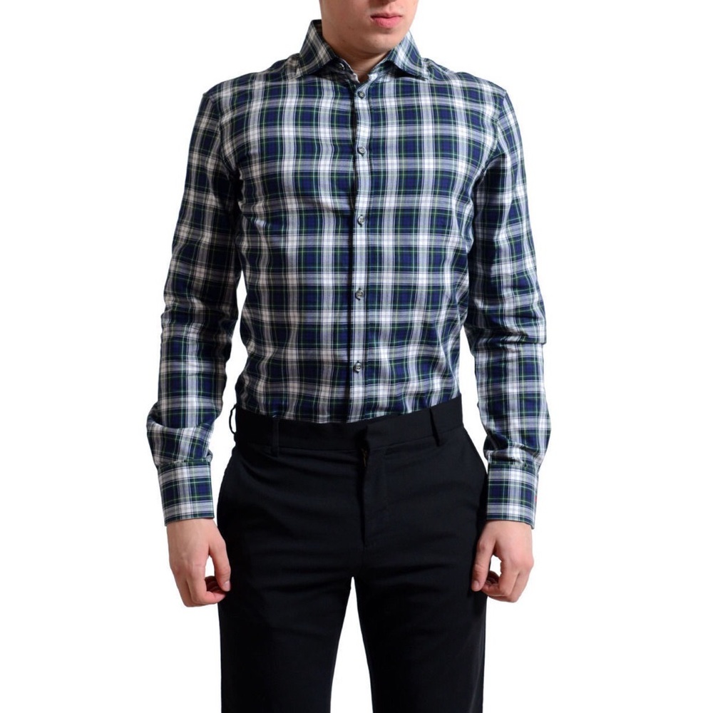 Dsquared2 Multi Plaid Button Down Shirt - Picture 8 of 8